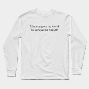 Stoic Qoute Long Sleeve T-Shirt